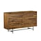 Armen Living Cusco Rustic Acacia 6 Drawer Dresser LCCUDRAC - alternate 5